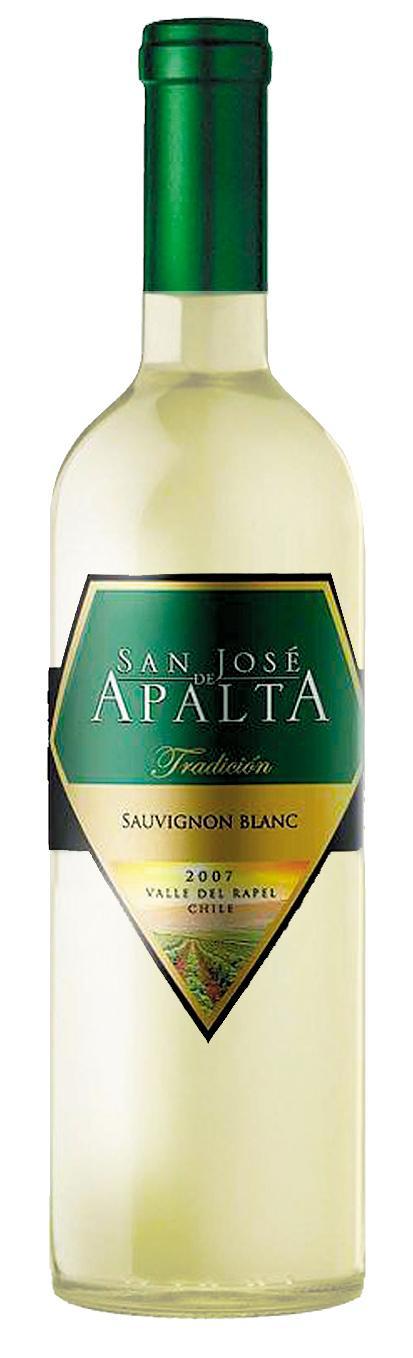 Вино Agrícola Santa Cristina Ltda  San José de Apalta TRADICION "Sauvignon Blanc"  0,75 мл.