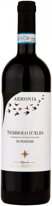 Вино Colle Belvedere Armonia Nebbiolo d'Alba DOC Superiore   2017   750 мл