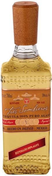 Текила Tres Sombreros Tequila Reposad 700 мл