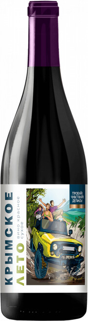 Вино Крымское Лето  Джипинг красное   сухое 750 мл