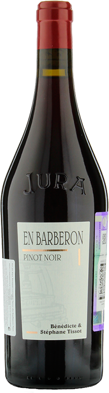 Вино Benedicte & Stephane Tissot En Barberon Pinot Noir Cotes du Jura AOC Бенедикт и Стефан Тиссо Ан Барберон Пино Нуар Кот дю Жюра 2018 750 мл