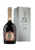 Игристое вино  Tête de Cheval Extra Brut gift box 750 мл