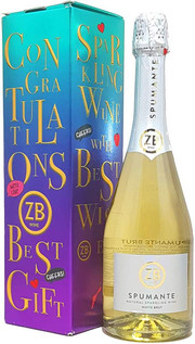 Игристое вино   ZB Spumante  White Semidry gift box  750 мл
