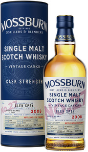 Виски Mossburn  Vintage Casks No.27 Glen Spey  in tube 700 мл