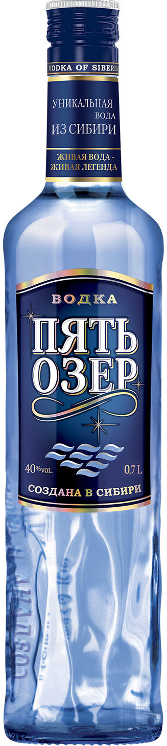 Водка Пять Озер 700 мл