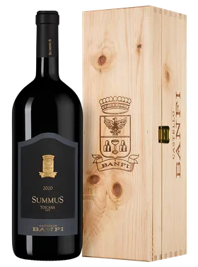Вино Banfi Summus wooden box  2020  1500 мл