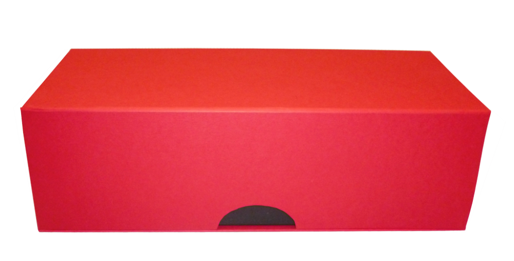 Коробка на 1 бут. Gift box for 1 bottle  red  Коробка на 1 бут  красный 14.3x11.2x37.8 см