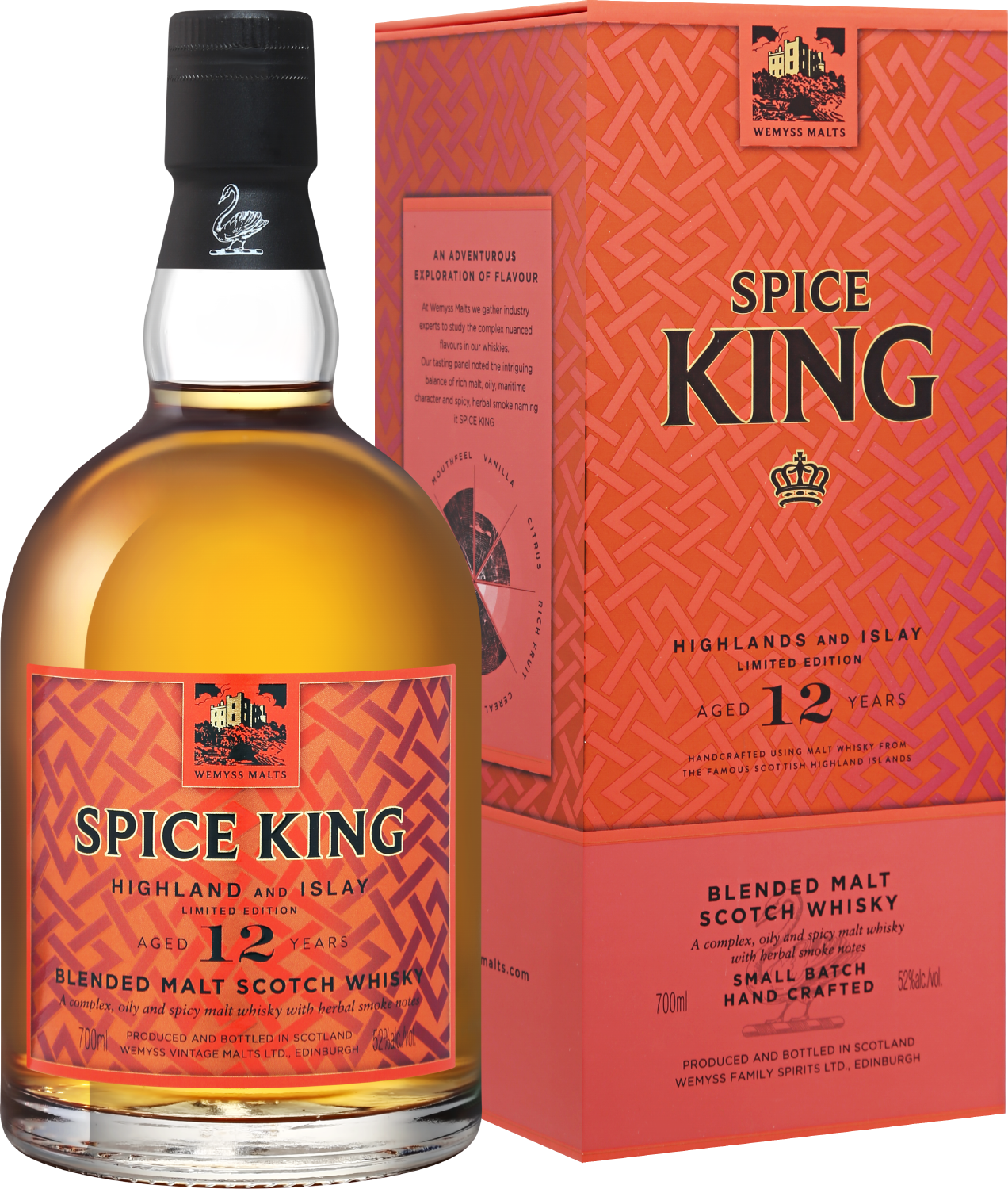 Виски  Wemyss Malts Spice King Blended Malt Scotch Whisky 12 y.o. 700 мл