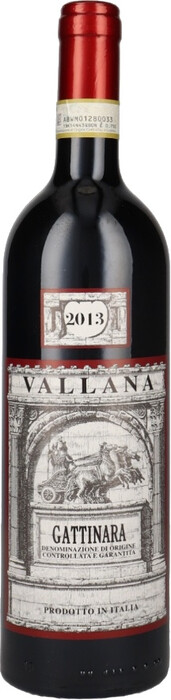Вино Vallana Gattinara DOCG Валлана Гаттинара 2019 750 мл