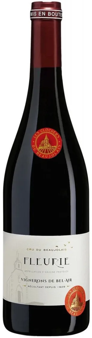 Вино Vignerons del Bel Air Les Clochers Fleurie AOP   2024 750 мл  13 %