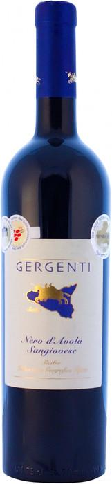 Вино Gergenti Nero d'Avola Sangiovese Sicilane Джердженти Неро д'Авола Санджовезе Сичилиане 2010 750 мл