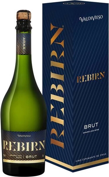 Игристое вино Rebirn Brut Vina Valdivieso gift box  2023  750 мл  
