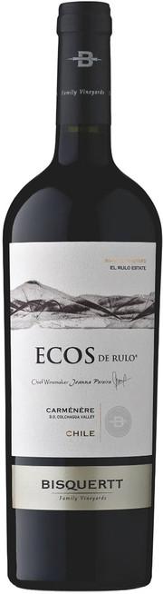 Вино Bisquertt Ecos de Rulo Carmenere Экос де Руло Карменере 2014 750 мл