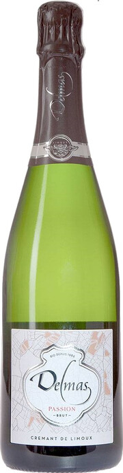 Игристое вино Domaine Delmas  Cremant de Limoux Cuvee Passion Brut    2019  750 мл