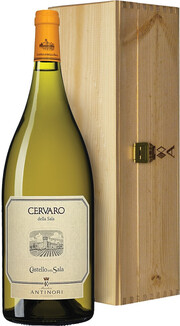Вино Cervaro della Sala Umbria Castello della Sala wooden box 2021 1500 мл 12,5%