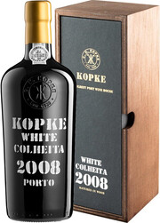 Портвейн Kopke Colheita White Porto  wooden box   2008 750 мл