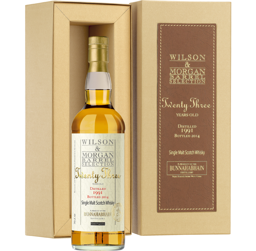 Виски Bunnahabhain Sherry Finish PX cask№5472/73 cask strength, Буннахавэн Шерри Финиш РХ, 1991,  47,7% 70cl.  подарочная коробка.