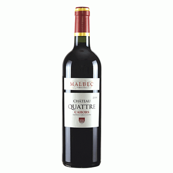 Вино Chateau Quattre AOC Cahors   750 мл