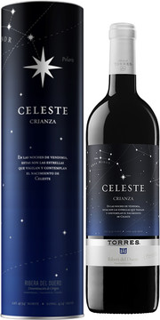 Вино Torres  Celeste Crianza  Ribera del Duero DO  in tube  Селесте Крианса  в тубе 2017 750 мл
