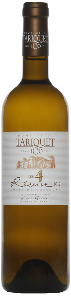Вино Domaine du Tariquet Les 4 Reserve Cotes de Gascogne VDP  Ле Катр Резерв  2016  750 мл