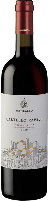 Вино Mansalto  Castello Rapale Toscana IGT  Мансальто  Кастелло Рапале 2018 750 мл