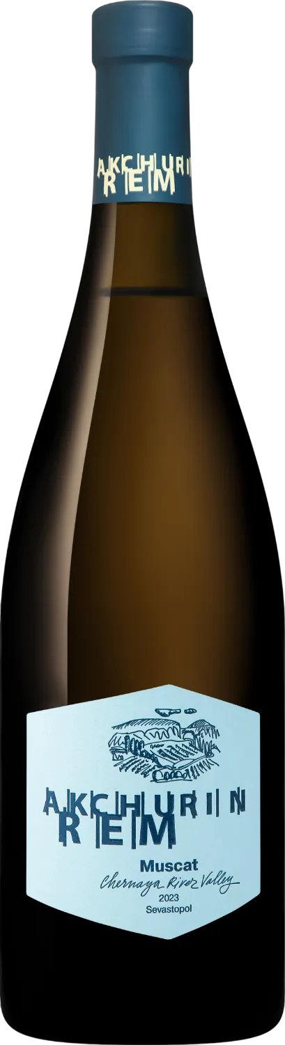Вино Рем Акчурин Мускат  белое полусухое  750 мл