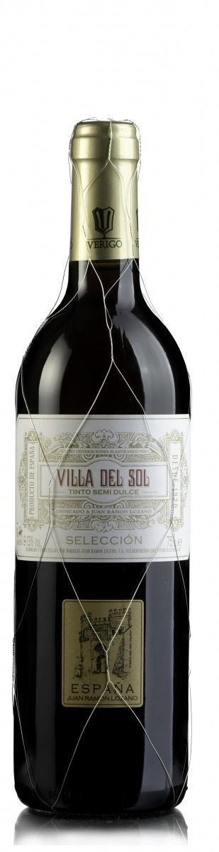 Вино Villa del Sol Вилла дель Соль красное полусладкое 750 мл