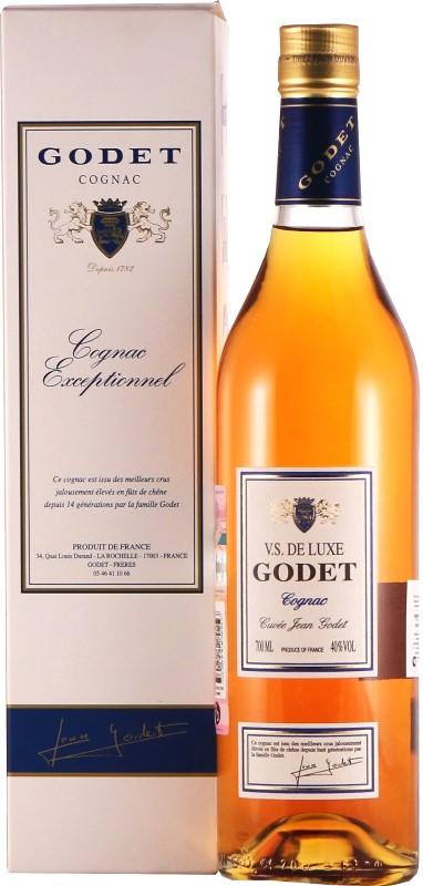 Коньяк Godet Cuvee Jean Godet VS de Luxe gift box  700 мл