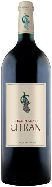 Вино Le Bordeaux de Citran Rouge Bordeaux AOC Ле Бордо де Ситран Руж 2016 1500 мл