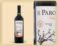 Вино Vina Carta ViejaEl Paro Central Valley DO Carmenere Эль Паро Центральная долина DO Карменер 2020 750 мл
