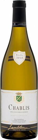 Вино Lamblin & Fils Chablis AOC Ламблен & Фис Шабли 2017 750 мл