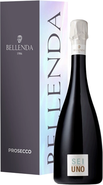 Игристое вино Bellenda Prosecco Sei Uno Bellenda gift box  2021  750 мл