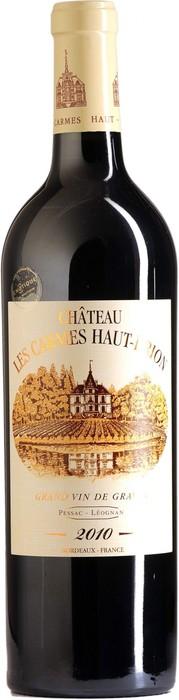 Вино Chateau Les Carmes Haut-Brion  Pessac-Leognan AOC  Шато Ле Карм О-Брион 2010 750 мл