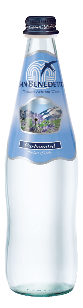 Вода San Benedetto Sparkling Glass Сан Бенедетто газированная в стеклянной бутылке 500 мл