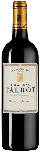 Вино Chateau Talbot St-Julien AOC 4-me Grand Cru Classe  2022  750 мл