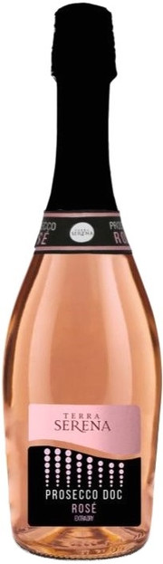 Игристое вино "Terra Serena" Rose Extra Dry Millesimato  Prosecco DOC 750 мл