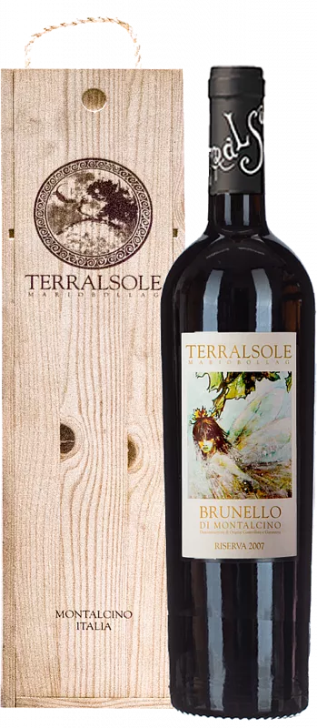 Вино Terralsole Brunello di Montalcino DOCG Riserva gift box 2007 1500 ml