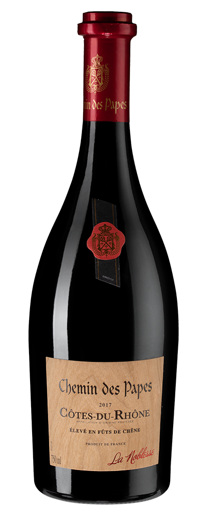 Вино Chemin des Papes la Noblesse  Rouge Cotes du Rhone AOC   2022 750 мл