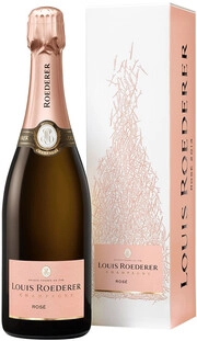 Шампанское Louis Roederer Brut Rose AOC Grafika gift box  2016  750 мл