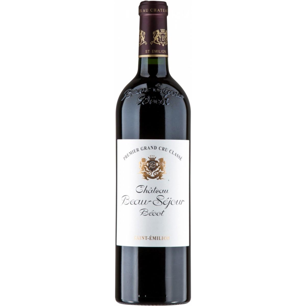 Вино Chateau Beau-Sejour Becot Saint-Emilion AOC 1e Grand Cru Classe Шато Бо-Сежур Беко Сент-Эмильон АОС 1-е Гран Крю Классе 2012 750мл