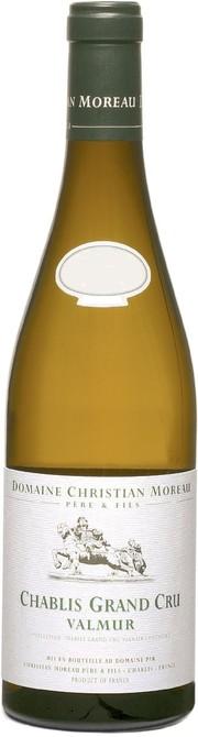 Вино Christian Moreau Chablis Grand Cru  Valmur  AOC  2018 750 мл