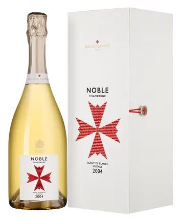 Шампанское  Lanson Noble Champagne Blanc de Blancs  wooden box  2004 750 мл 12,5%
