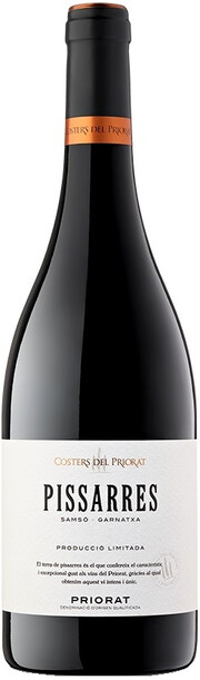 Вино  Costers del Priorat  Pissarres  Костерс дель Приорат   Писсаррес 2019 750 мл