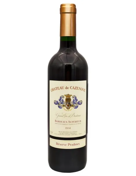 Вино Chateau de Cazenove Reserve Pradine  2014 750 мл