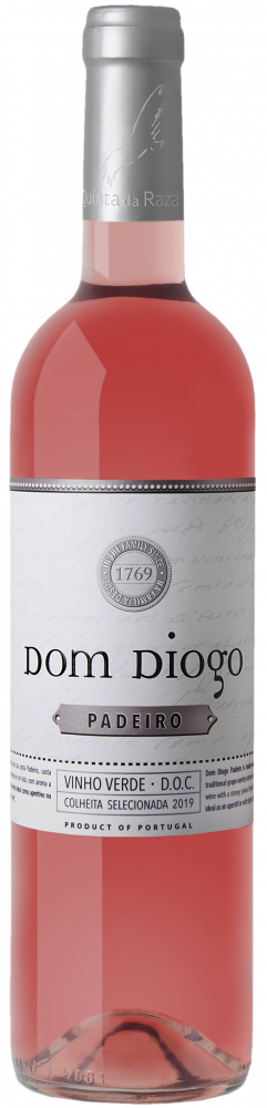 Вино  Dom Diogo Padeiro Vinho Verde DOC Дом Диого  Падейро Виньо Верде  розовое сухое 2018 750 мл