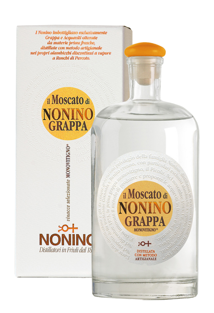 Граппа Il Moscato di Nonino Monovitigno gift in box    700 мл