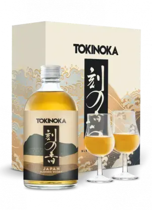 Виски Tokinoka, gift box with 2 glasses  500 мл  40%