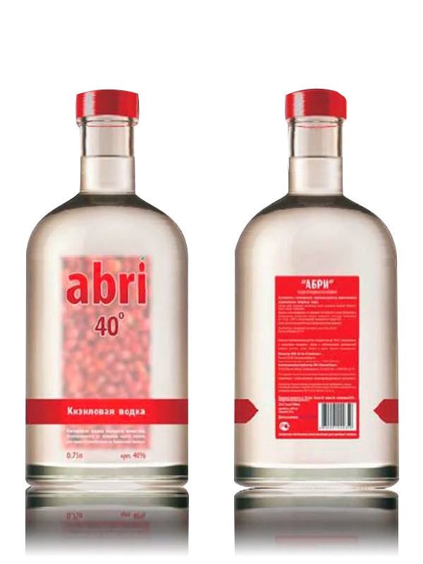 Абри водка кизиловая  (Мргануш),  алк.40%