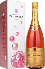 Шампанское Taittinger Prestige Rose Brut gift box Тэтэнжэ Престиж 