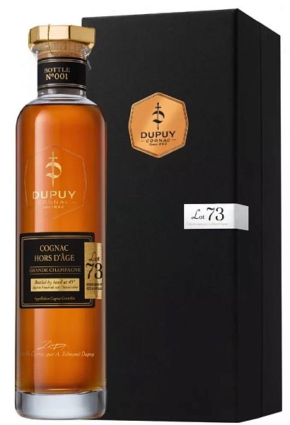 Коньяк Dupuy Hors D'Age LOT 73 Grande Champagne AOC in gift box 700 мл